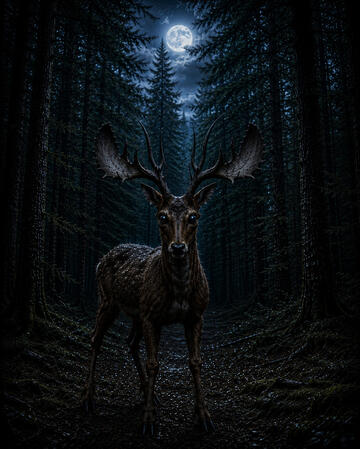 Page of Pentacles: Not-Deer